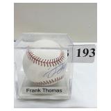 FRANK THOMAS BASEBALL AUTOGRAPHED APPEARS
