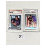 2 GRADED CARDS GEM MT 10 GABE KAPLER & KRIS BENSON