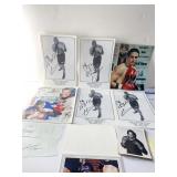BOXING ASSORTED AUTOGRAPHS - PHOTOS, SOME DUPES,