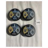1 COMPLETE SET OF OFFICIAL NHL PUCKS LA KINGS VS