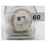 TOMMY PHELPS AUTOGRAPHED BASEBALL