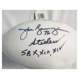STEELERS AUTOGRAPHED JOHN BANAZAK SUPERBOWL X,