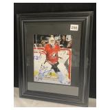 TEAM CANADA ACTION SHOT OF FLEURY OLYMPICS 2010