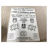 AUTOGRAPHED NIGHT OF PROFESSIONAL BOXING