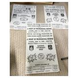 TOTAL OF 5 DIFFERENT POSTERS NIGHT OF