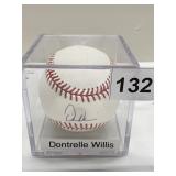DONTRELLE WILLIS BASEBALL AUTOGRAPHED APPEARS