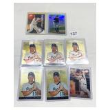 (8) VARIOUS BASEBALL CARDS OF GEOFF JENKINS