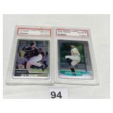2000 BOWMAN CHROME BOBBY BRADLEY GEM MINT 10 &