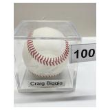 CRAIG BIGGIO BASEBALL AUTOGRAPHED LOOKS AUTHENTIC