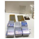 LOT OF CARD PROTECTED SLEEVES