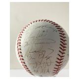 SIGNED BASEBALL JASON BAY, LLOYD MCCALDERON -
