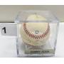 SAMMY SOSA AUTOGRAPHED BASEBALL IN DISPLAY CASE