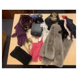 GLOVES, BELTS, COMPACT JEWELRY BOX