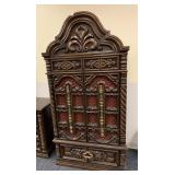 CABINET PLASTIC FRONT RED CRUSHED FRONT 36X72X22