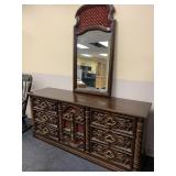 HAHN LARGE STANDING DRESSER PLASTIC FRONT 36X73X18