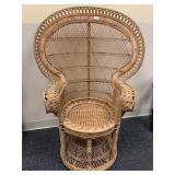 HIGH BACK CANE SEATING ROUND BOTTOM EXCELLENT