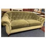 FLOW STYLED OFF GREEN SOFA 80" W X 33" H X 36"D