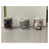 B KLIBAN CAT MUG, KINGSBURY FINE BONE CHINA MUGS