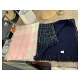 WOOL THROW BLANKETS, PLAID IS VERY HEAVY