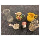 WATER PITCHERS, PLANTER, VASE