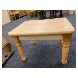 PINE SIDE TABLE 19" H X 22" W X 27" D