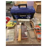 KOBALT PLASTIC TOOLBOX WITH LIFT OUT TRAY,