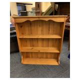 CHINA HUTCH TOP WITH MULTIPLE CUP HOOKS 31 W 37 H