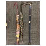 UMBRELLAS AND WALKING STICK CANES