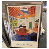 DAVID HOCKNEY FRAMED PRINT