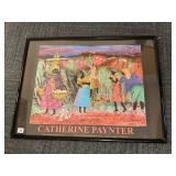 CATHERINE FRAMED PRINT 25X33W