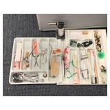 SPOONS AND ASSORTED KITCHEN UTENSILS