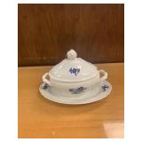 RICHARD GINORIE COVERED SUGAR/GRAVY WITH LINER