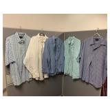5 MENï¿½S DRESS SHIRTS INCLUDING BROOKS BROTHERS, J