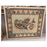 SIGNED AND DATED TAPESTRY, 20X17