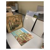 BLANK CANVASES AND ORIGINAL ART ON BOARD