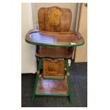 VINTAGE SOLID WOOD HIGHCHAIR, EXCELLENT CONDITION