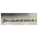 BEADED SOUTH AFRICA BANNER 36"