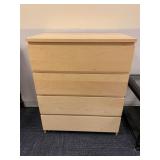 4 DRAWER PINE DRESSER 32X40X19