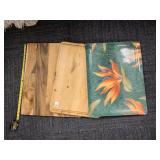 ASSORTED WOOD CUTTING BOARDS FLOWER DESIGN