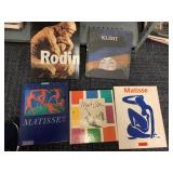 ART BOOKS INCLUDING KLIMT, MATISSE AND RODIN