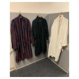 3 BATH ROBES