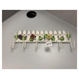 FENCE POST KEY/COAT RACK MADE OF WOOD