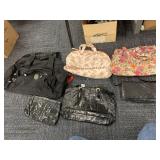 VERA BRADLEY, UNMARKED PURSES ALL USED, BLUE RUSH