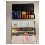 WATERCOLORS AND CHALK PASTELS