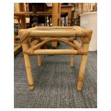 BAMBOO LOOKING SIDE TABLE 15 W X 15 D X 15 H