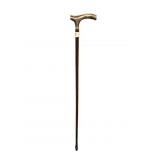 SILVER TONE CANE ROUNDED TOP SEE PICTURE FOR