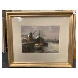 PRINT FISHING BOAT REMCEUNE 23 X 19