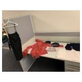 LONG SLIP, PINK CAMISOLE. SMALL RAINCOAT, WOOL