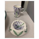 15" HAND PAINTED BY RIA PASTA BOWL (CHIP AND