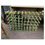 2 SMALLER 24 BOTTLE WINE RACKS